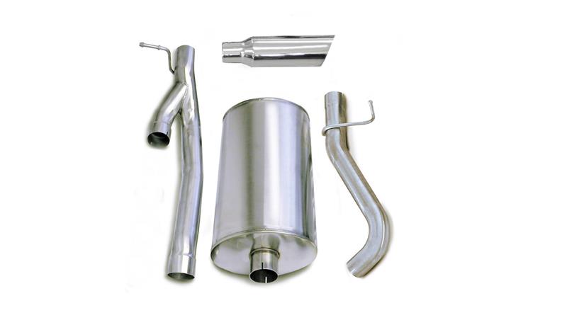 Chevrolet Silverado Performance Exhaust - CORSA Performance - Cat-Back Sport - Polished - `03-`06